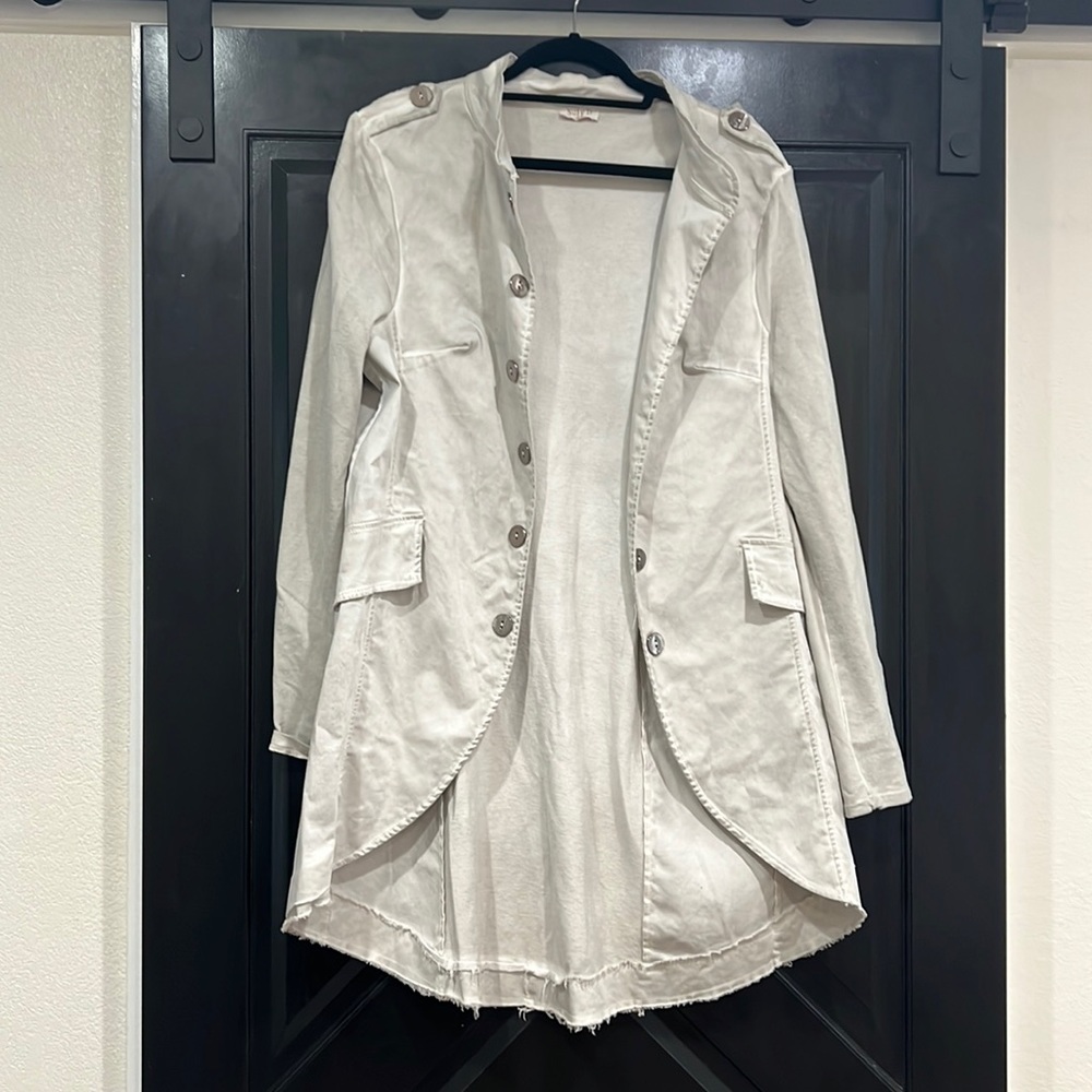 Suzy D London Canvas and Cloth Jacket - Women’s Medium